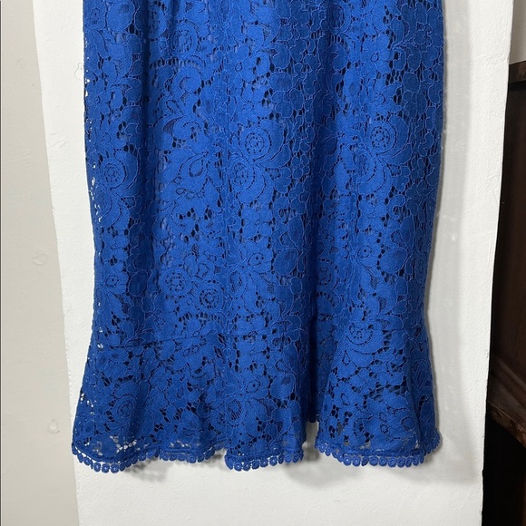 cupcakes & cashmere Blue Lace Dress - Picture 3 of 11
